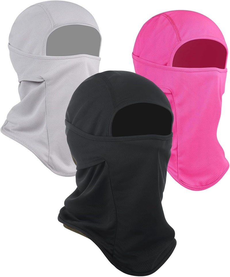 Sclzoed 3 Pieces Balaclava Ski Mask -Winter Full Face Mask for Men Women Windproof Weather Outdoors Cover for Men Women Boys Girls - Image 1